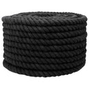 vidaXL Pamut Kötél 16 mm 50 m Fekete 100% Pamut