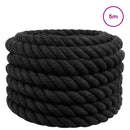 vidaXL Pamut Kötél 60 mm 5 m Fekete 100% Pamut