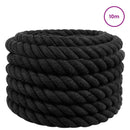 vidaXL Pamut Kötél 60 mm 10 m Fekete 100% Pamut