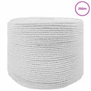 vidaXL Pamut Zsinór 4 mm 250 m Fehér 100% Pamut