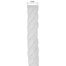 vidaXL Pamut Kötél 20 mm 50 m Fehér 100% Pamut