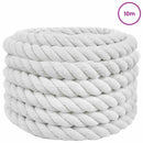 vidaXL Pamut Kötél 30 mm 10 m Fehér 100% Pamut