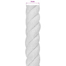 vidaXL Pamut Kötél 40 mm 10 m Fehér 100% Pamut