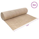vidaXL Juta tekercs 200 x 2500 cm Természetes