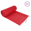 vidaXL Juta tekercs 100 x 2500 cm Piros