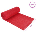 vidaXL Juta tekercs 100 x 10000 cm Piros