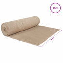 vidaXL Juta tekercs 50 x 2500 cm Természetes