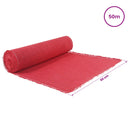 vidaXL Juta tekercs 50 x 5000 cm Piros