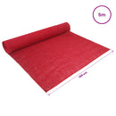 vidaXL Juta tekercs 100 x 500 cm Piros
