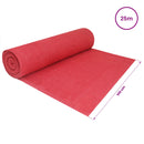 vidaXL Juta tekercs 200 x 2500 cm Piros