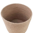 vidaXL Növényi Cserép Készlet 2 pcs Természetes Ø 21 x 21 cm