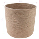 vidaXL Növényi Cserép Készlet 2 pcs Természetes Ø 28 x 28 cm