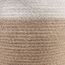 vidaXL Növényi Cserép Készlet 2 pcs Természetes és Fehér Ø 21 x 21 cm
