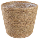 vidaXL Tengeri fű növénytartók 3 pcs Természetes Ø26 x 19 cm