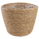 vidaXL Tengeri fű növénytartók 3 pcs Természetes Ø26 x 19 cm