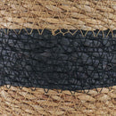 vidaXL Tengeri fű növénytartók 3 pcs Természetes és Fekete Ø26 x 19 cm