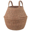 vidaXL Kézi növényedény Természetes Ø 22 x 20 cm 100% Tengeri fű