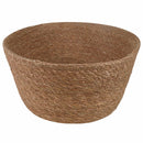 vidaXL Kézi növényedény Természetes Ø 22 x 20 cm 100% Tengeri fű