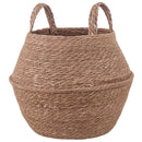 vidaXL Kézi növényedény Természetes Ø 32 x 32 cm 100% Tengeri fű