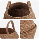 vidaXL Kézi növényedény 2 pcs Természetes Ø 32 x 32 cm 100% Tengeri fű