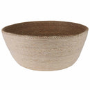 vidaXL Kézi növényedény 2 pcs Fehér Ø 45 x 36 cm 100% Tengeri fű