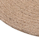 vidaXL Juta terítők 6 pcs Természetes Ø 30 cm 100% Tossa juta