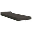 vidaXL Összecsukható kanapéágy Sötétszürke 200 x 70 x 10 cm Szövet