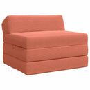 vidaXL Összecsukható kanapéágy Piros Narancs 200 x 70 x 10 cm