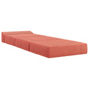 vidaXL Összecsukható kanapéágy Piros Narancs 200 x 70 x 10 cm