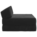 vidaXL Összecsukható kanapéágy Fekete 60 x 70 x 41 cm Szövet
