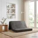 vidaXL Összecsukható kanapéágy 180 x 67 x 45 cm Világosszürke