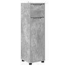 vidaXL Fürdőszoba Székény Beton Szürke 30,5 x 30 x 101 cm Faanyag