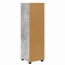 vidaXL Fürdőszoba Székény Beton Szürke 30,5 x 30 x 101 cm Faanyag