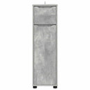 vidaXL Fürdőszoba Székény Beton Szürke 30,5 x 30 x 101 cm Faanyag