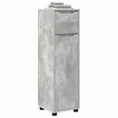 vidaXL Fürdőszoba Székény Beton Szürke 30,5 x 30 x 101 cm Faanyag
