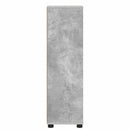 vidaXL Fürdőszoba Székény Beton Szürke 30,5 x 30 x 101 cm Faanyag