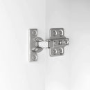 vidaXL Fürdőszoba Székény Magas Fényű Fehér 30,5 x 30 x 101 cm Faanyag