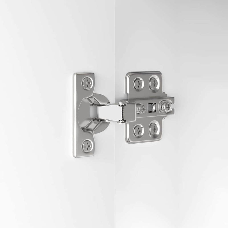 vidaXL Fürdőszoba Székény Magas Fényű Fehér 30,5 x 30 x 101 cm Faanyag