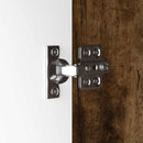 vidaXL Fürdőszoba Székény Füstölt tölgy 30,5 x 30 x 101 cm Faanyag