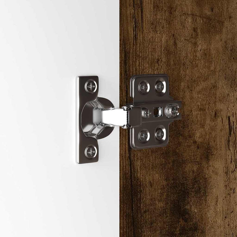 vidaXL Fürdőszoba Székény Füstölt tölgy 30,5 x 30 x 101 cm Faanyag