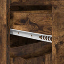 vidaXL Fürdőszoba Székény Füstölt tölgy 30,5 x 30 x 101 cm Faanyag