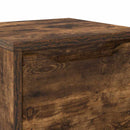 vidaXL Fürdőszoba Székény Füstölt tölgy 30,5 x 30 x 101 cm Faanyag