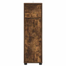 vidaXL Fürdőszoba Székény Füstölt tölgy 30,5 x 30 x 101 cm Faanyag