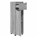 vidaXL Fürdőszoba Székény Szürke Sonoma 30,5 x 30 x 101 cm Faanyag