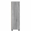 vidaXL Fürdőszoba Székény Szürke Sonoma 30,5 x 30 x 101 cm Faanyag