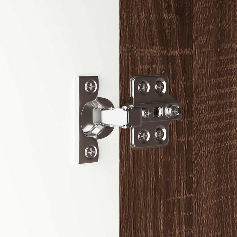 vidaXL Fürdőszoba Székény Barna Tölgy 30,5 x 30 x 101 cm Faanyag