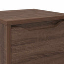 vidaXL Fürdőszoba Székény Barna Tölgy 30,5 x 30 x 101 cm Faanyag