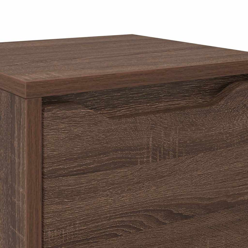 vidaXL Fürdőszoba Székény Barna Tölgy 30,5 x 30 x 101 cm Faanyag