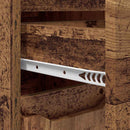 vidaXL Fürdőszoba Székény fiókkal Öreg fa 30,5 x 30 x 101 cm Faanyag