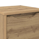 vidaXL Fürdőszoba Székény Artisan tölgy 30,5 x 30 x 101 cm Faanyag